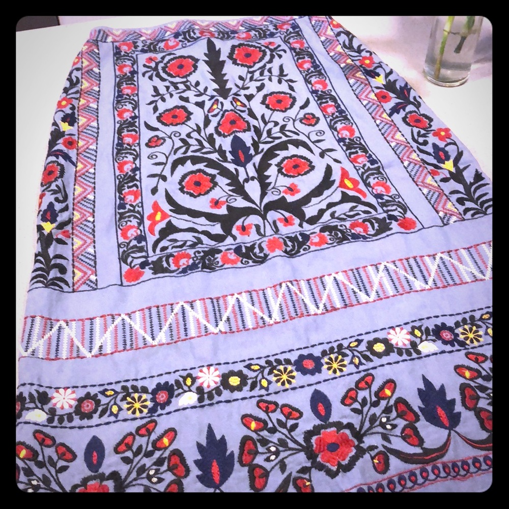 Zara midi skirt cotton